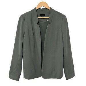 41 Hawthorn Collarless Open Front Knit Blazer Jacket Womens XXL Stretch Office